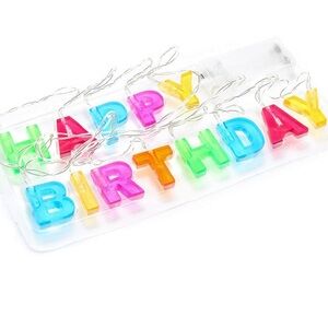 Warm White Happy Birthday String Light